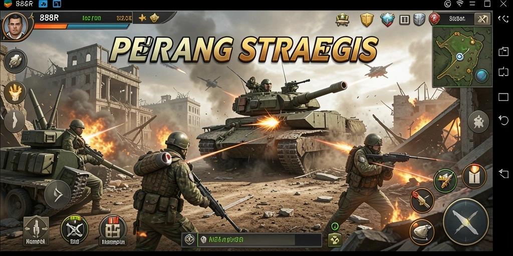Tampilan dinamis gameplay TPS yang memukau.