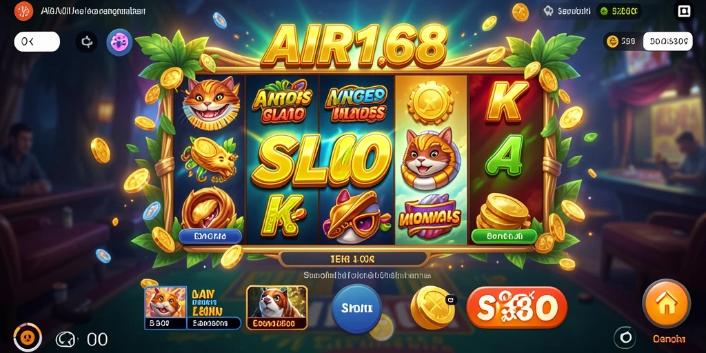 Tampilan gameplay Slot AIR168 yang menarik dan seru.