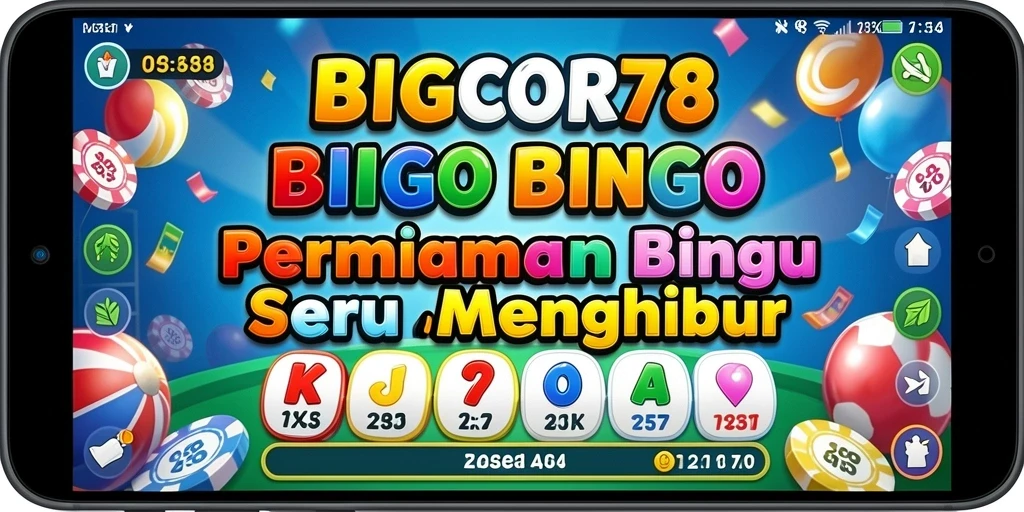 Tangkapan layar permainan Bingo BIGCOR78 yang menampilkan keseruan gameplay.