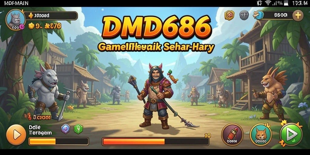Tampilan gameplay DMD686 yang seru dan mengasyikkan dalam kategori Idle.