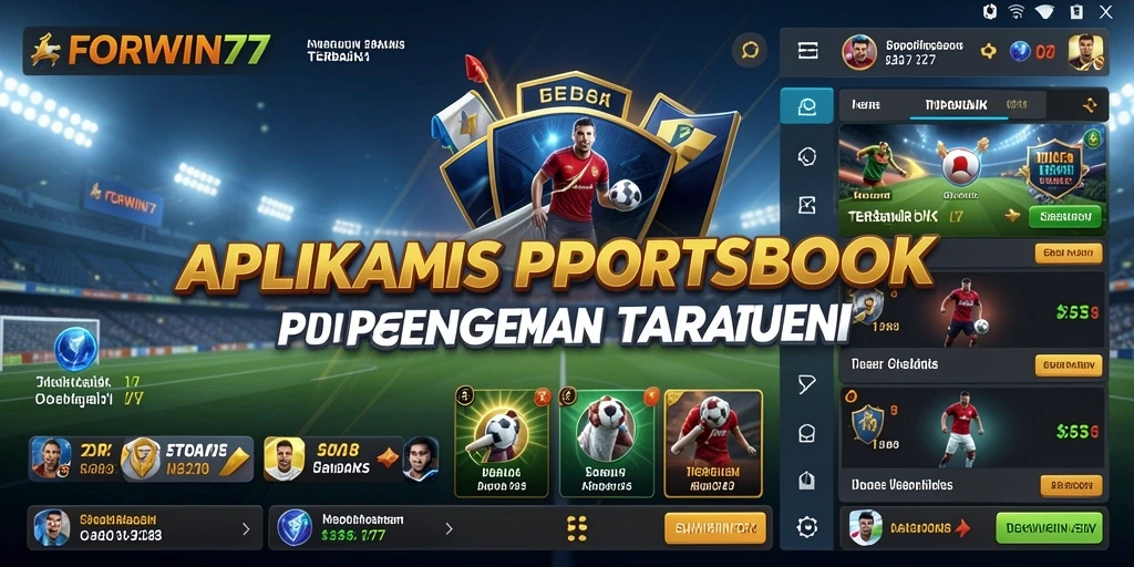 Tampilan menarik dari aplikasi Sportsbook FORWIN77 saat melakukan taruhan.