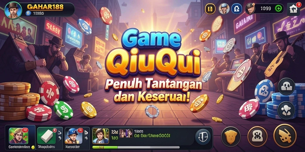 Screenshot gameplay GAHAR188 yang menarik menunjukkan aksi QiuQiu yang seru.