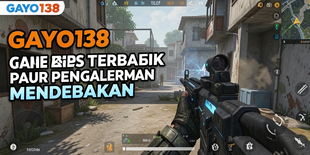 Tangkapan layar gameplay mendebarkan GAYO138 yang menunjukkan aksi pertempuran intens.
