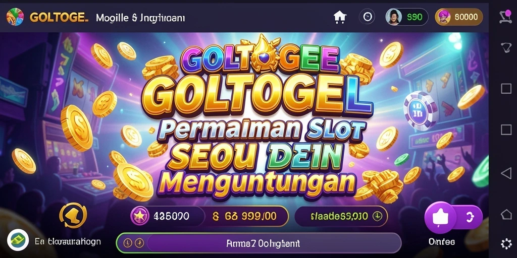 Tampilan permainan Slot GOLTOGEL yang menarik dan penuh warna.