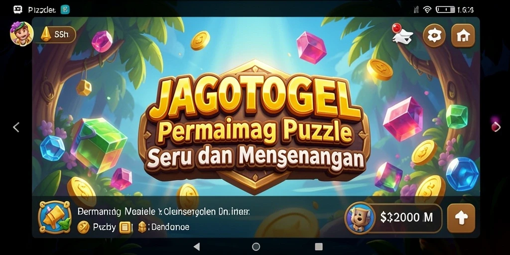 Gameplay seru puzzle dalam JAGOTOGEL yang penuh tantangan.