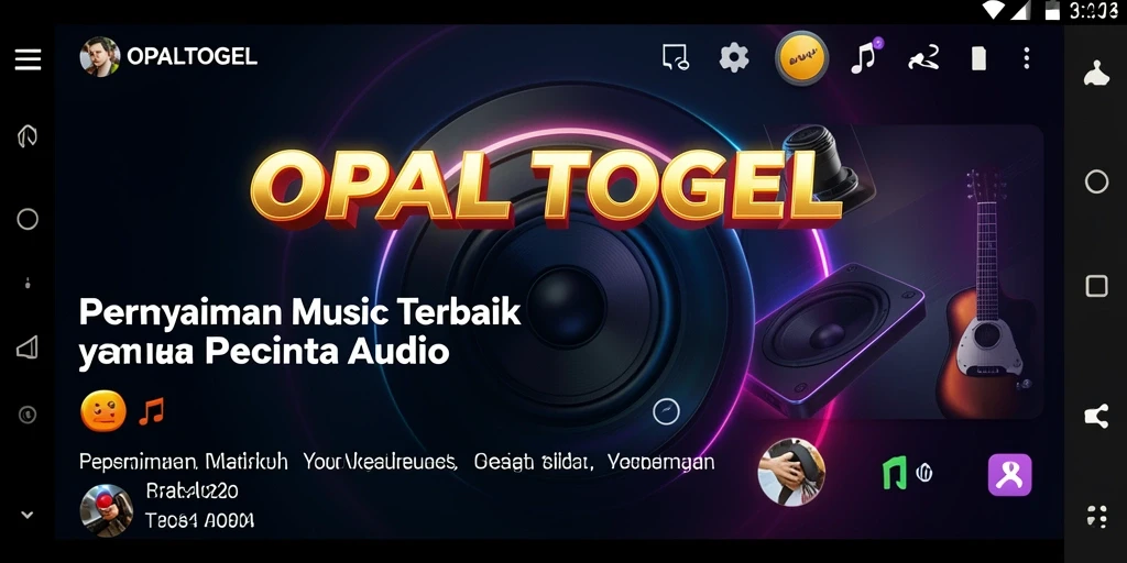 Gameplay menarik dalam OPALTOGEL dengan berbagai mode musik.