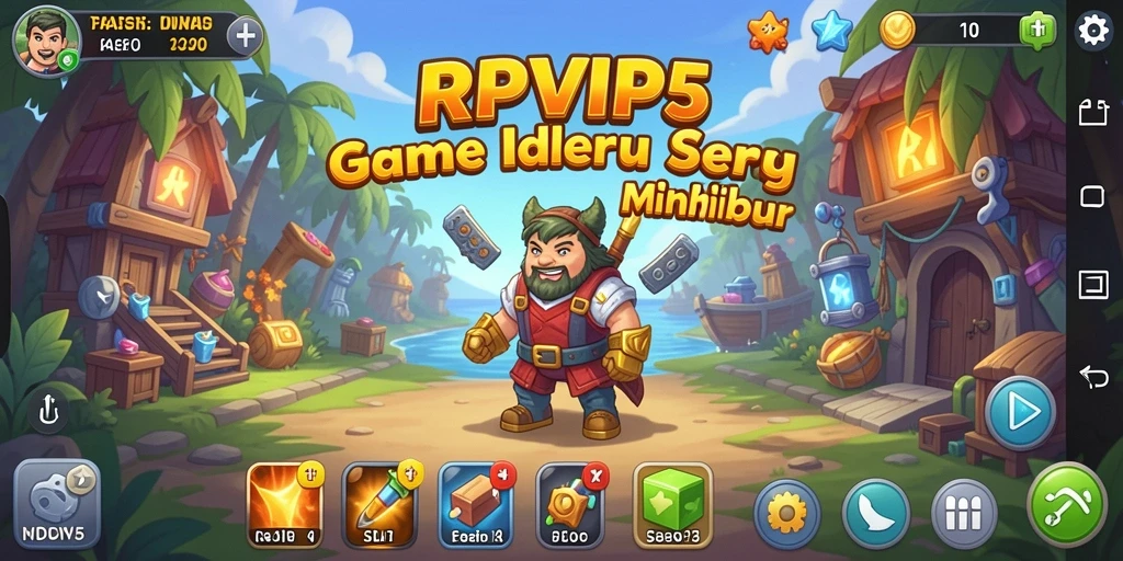 Tampilan menarik dari gameplay RPVIP5 dengan karakter yang beraksi.