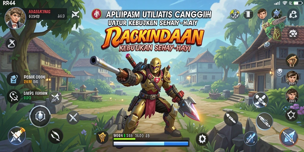 Tampilan screenshot utama RR44 yang menampilkan antarmuka aplikasi Utility.