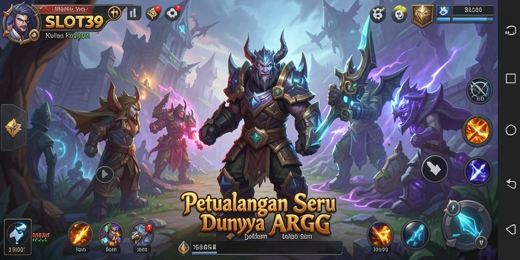 Tampilan gameplay SLOT39 yang mendebarkan dalam pertarungan ARPG.