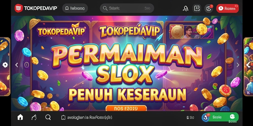 Tampilan menarik gameplay Slot dari TOKOPEDIAVIP.